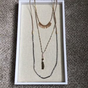 Stella & Dot Versatile Mixed Metals Necklace